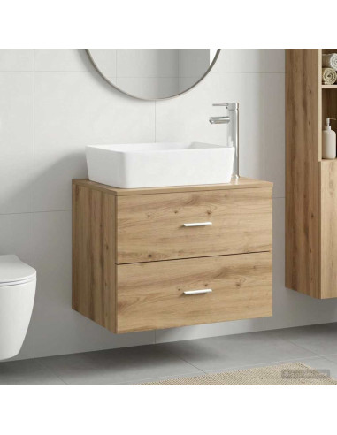 Set di mobili per il bagno Rovere Artigianale