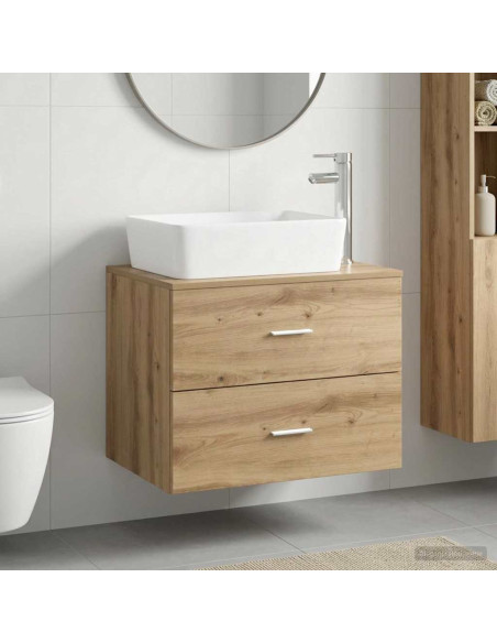 Set di mobili per il bagno Rovere Artigianale