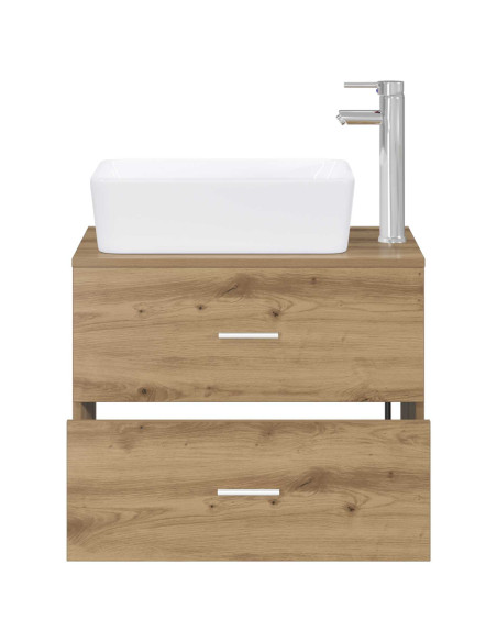 Set di mobili per il bagno Rovere Artigianale