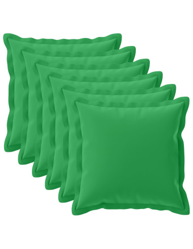 Federa 6 pz HOUTEN Verde 80 x 80 cm Poliestere