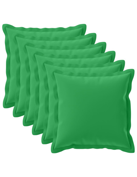 Federa 6 pz HOUTEN Verde 80 x 80 cm Poliestere