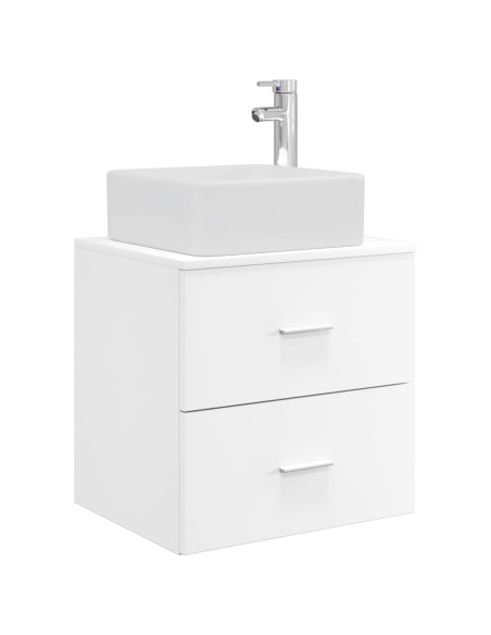 Set di Armadi da Bagno 3 pz Bianco 53 x 34,5 x 63 cm