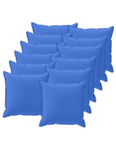 Federa 12 pz HOUTEN Blu Reale 40 x 40 cm Poliestere