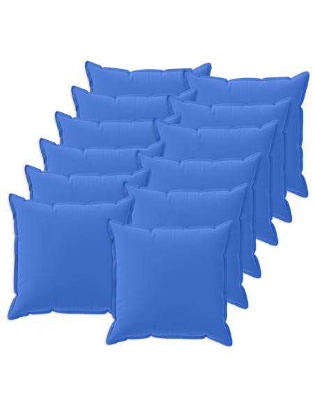 Federa 12 pz HOUTEN Blu Reale 40 x 40 cm Poliestere