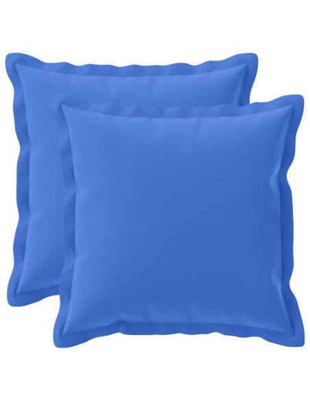 Federa 2 pz HOUTEN Blu Reale 40 x 40 cm Poliestere