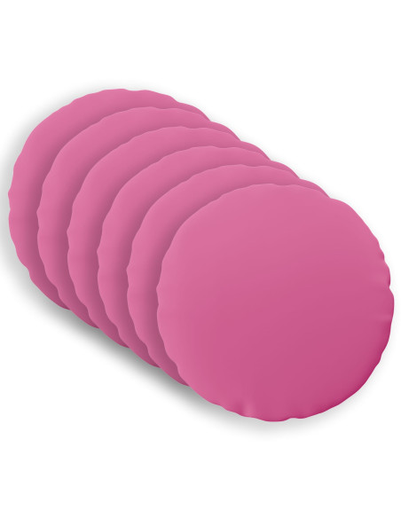 Federa 6 pcs HEERLEN Rosa Ø 40 cm Poliestere