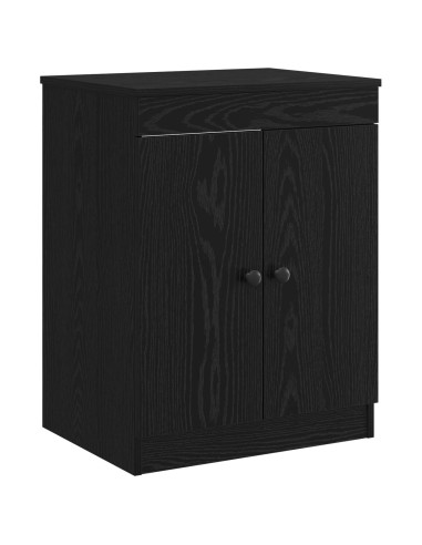 Set di mobili per il bagno Rovere Nero Legno ingegnerizzato