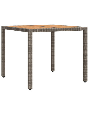Set da pranzo per esterni 5 pz Grigio chiaro e grigio scuro