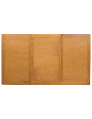 Set da pranzo 7 pz Nero Legno di Quercia Massello