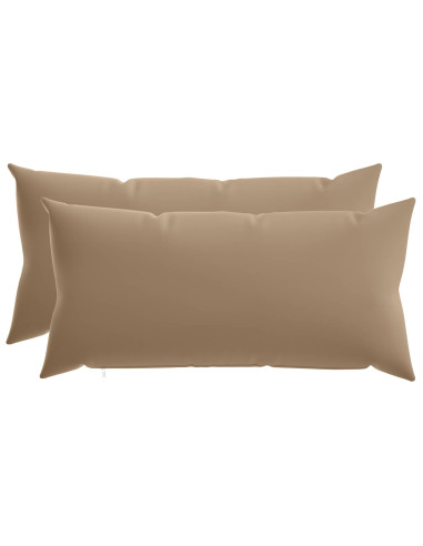 Federa 2 pz HEERLEN Tortora 40 x 80 cm Poliestere