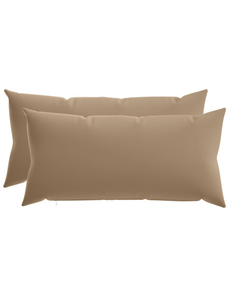 Federa 2 pz HEERLEN Tortora 40 x 80 cm Poliestere