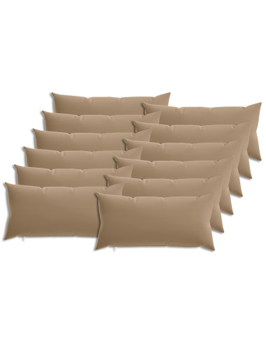 Federa 12 pz HEERLEN Tortora 40 x 80 cm Poliestere