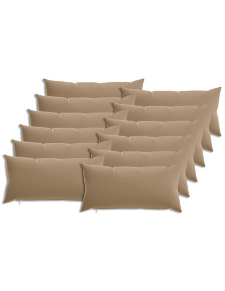 Federa 12 pz HEERLEN Tortora 40 x 80 cm Poliestere