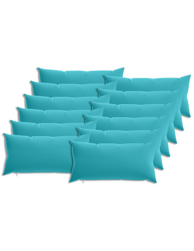 Federa 12 pcs HEERLEN Turchese 40 x 80 cm Poliestere