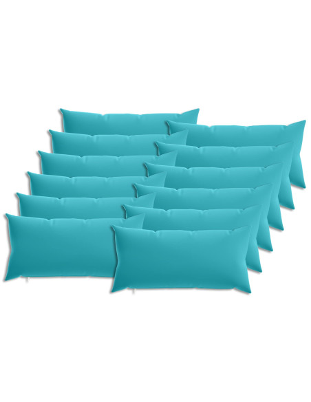 Federa 12 pcs HEERLEN Turchese 40 x 80 cm Poliestere