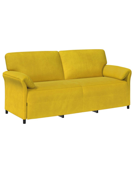 Set di divani 2 pz Giallo Velluto