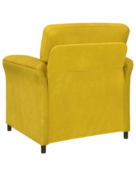 Set di divani 2 pz Giallo Velluto