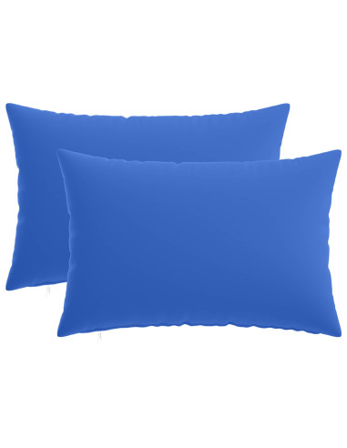 Federa 2 pcs HEERLEN Blu Reale 50 x 80 cm Poliestere