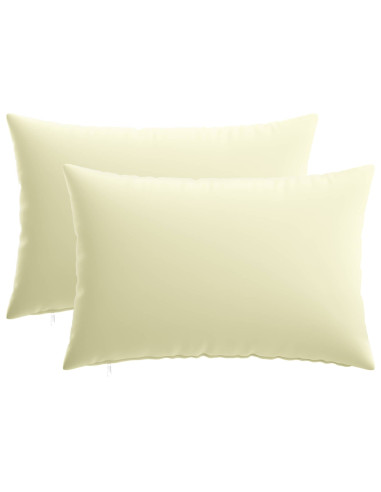 Federa 2 pcs HEERLEN Crema 50 x 80 cm Poliestere