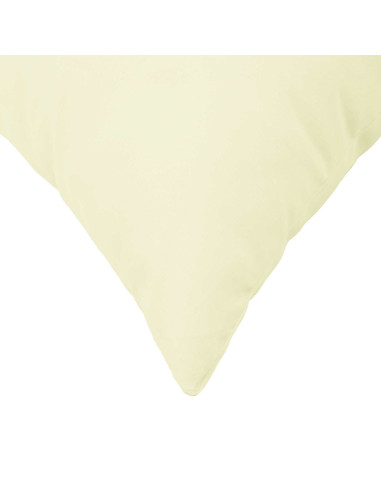 Federa 2 pcs HEERLEN Crema 45 x 45 cm Poliestere