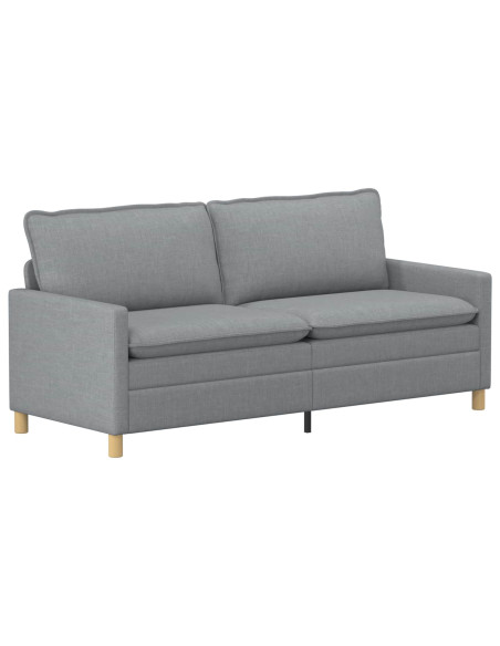 Set di divani 2 pz Grigio Chiaro Tessuto