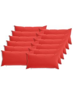 Federa 12 pcs HEERLEN Rosso 40 x 80 cm Poliestere