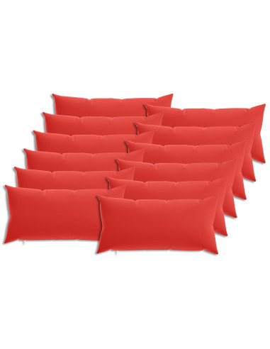 Federa 12 pcs HEERLEN Rosso 40 x 80 cm Poliestere