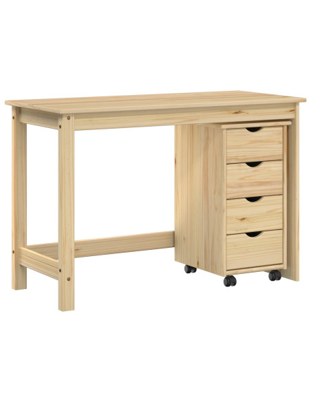 Set di Scrivania e Armadietto 2 pz Marrone