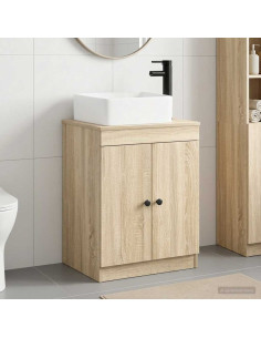 Set di mobili per il bagno Rovere Sonoma Legno ingegnerizzato