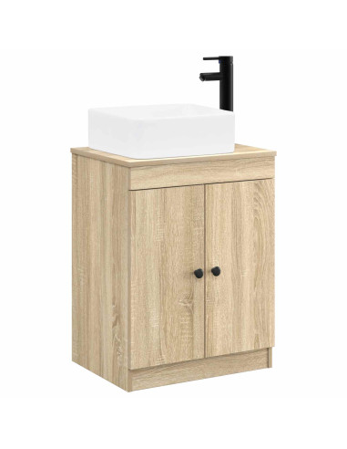 Set di mobili per il bagno Rovere Sonoma Legno ingegnerizzato