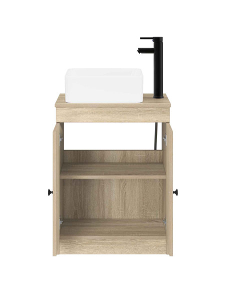 Set di mobili per il bagno Rovere Sonoma Legno ingegnerizzato