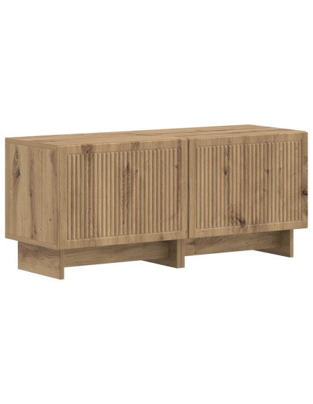 Mobile TV LED a 5 pezzi Rovere Artigianale Legno ingegnerizzato