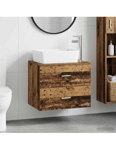 Set di mobili per il bagno Legno antico Legno ingegnerizzato