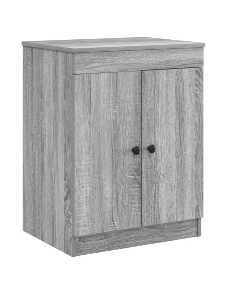 Set di mobili per il bagno Sonoma grigio Legno ingegnerizzato
