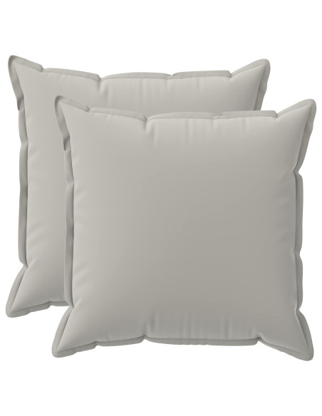 Federa 2 pz HOUTEN Grigio 80 x 80 cm Poliestere