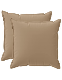 Federa 2 pz HOUTEN Tortora 80 x 80 cm Poliestere