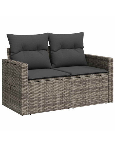Set di divani 8 pz Grigio e Grigio Scuro
