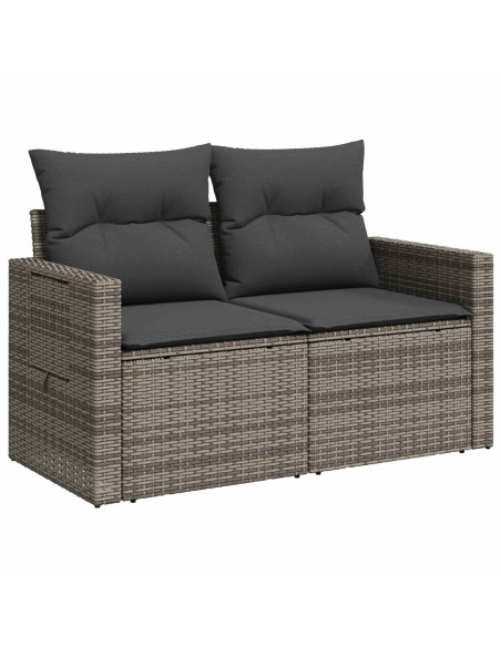 Set di divani 8 pz Grigio e Grigio Scuro