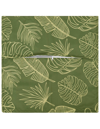 Federa 6 pz HOUTEN Design a foglia 80 x 80 cm Poliestere