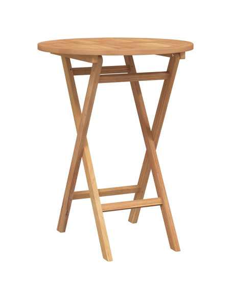 Set da Giardino 3 pz Marrone Legno Teak Massello
