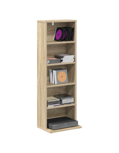 Mobile per CD Rovere Sonoma 33 x 23,5 x 97,5 cm