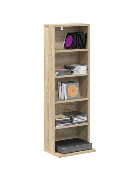 Mobile per CD Rovere Sonoma 33 x 23,5 x 97,5 cm