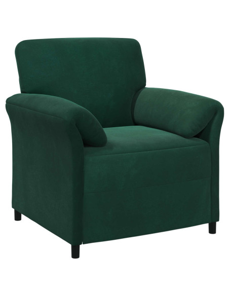 Set di divani 2 pz Verde Scuro Velluto