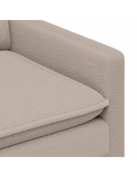 Set di divani 2 pz Grigio Chiaro Tessuto