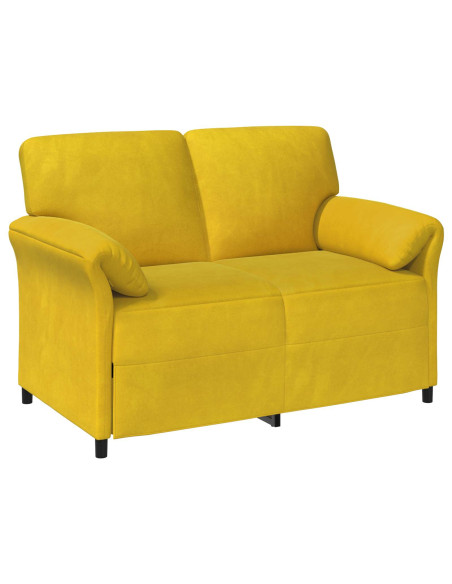Set di divani 2 pz Giallo Velluto