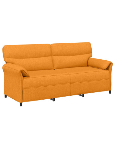 Set di divani 2 pz Giallo Scuro Tessuto