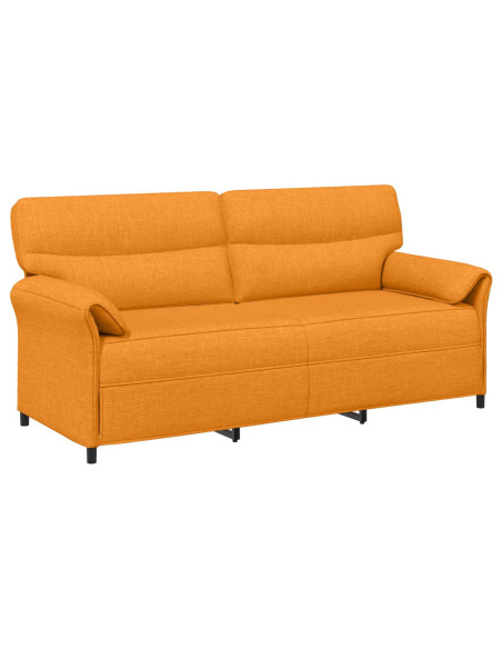 Set di divani 2 pz Giallo Scuro Tessuto