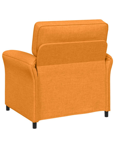 Set di divani 2 pz Giallo Scuro Tessuto