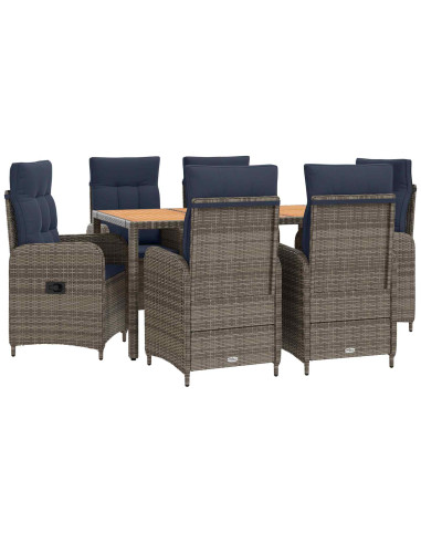 Set da pranzo per esterni 7 pz