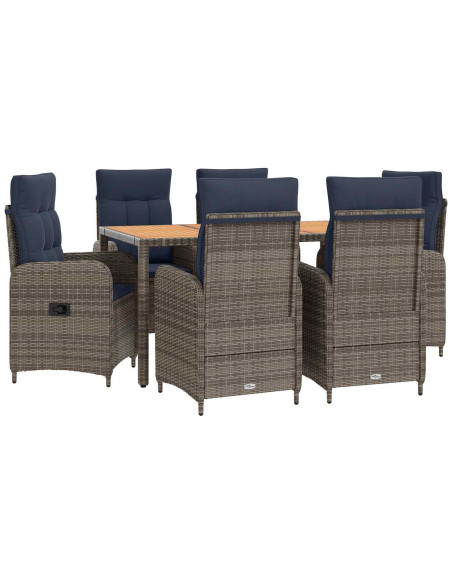 Set da pranzo per esterni 7 pz